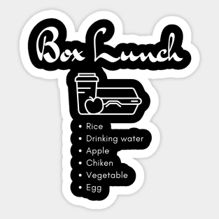 My box lunch Sticker